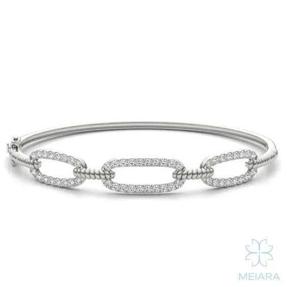 Woven Rope Chain Bangle - view 1
