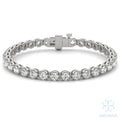 Eve Scalloped Prong Tennis Bracelet