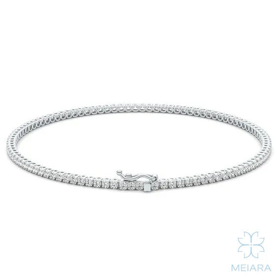 Micro Prong Tennis Bracelet - view 3
