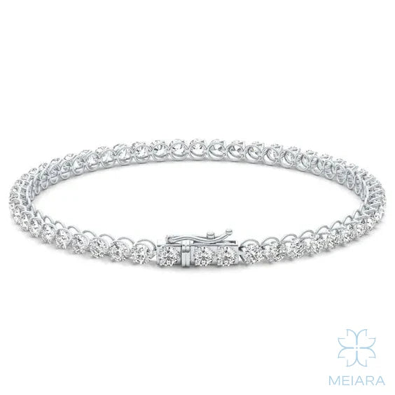 Gia Three Prong Tennis Bracelet - view 3
