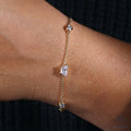 Eve Butterfly and Round Cut Bracelet for Women