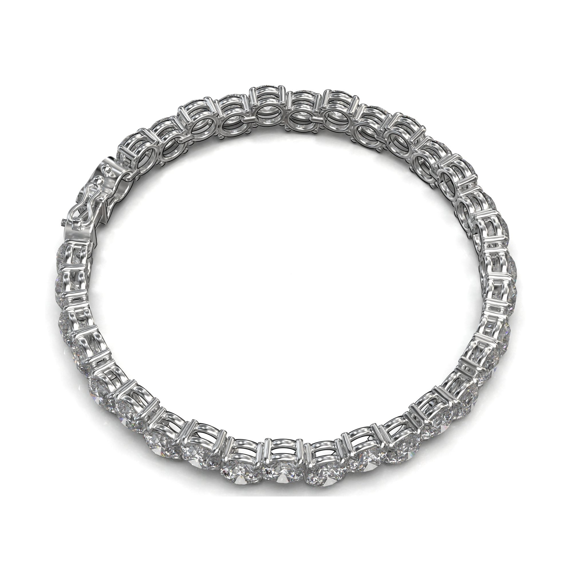 Atlas Four-Prong Tennis Bracelet