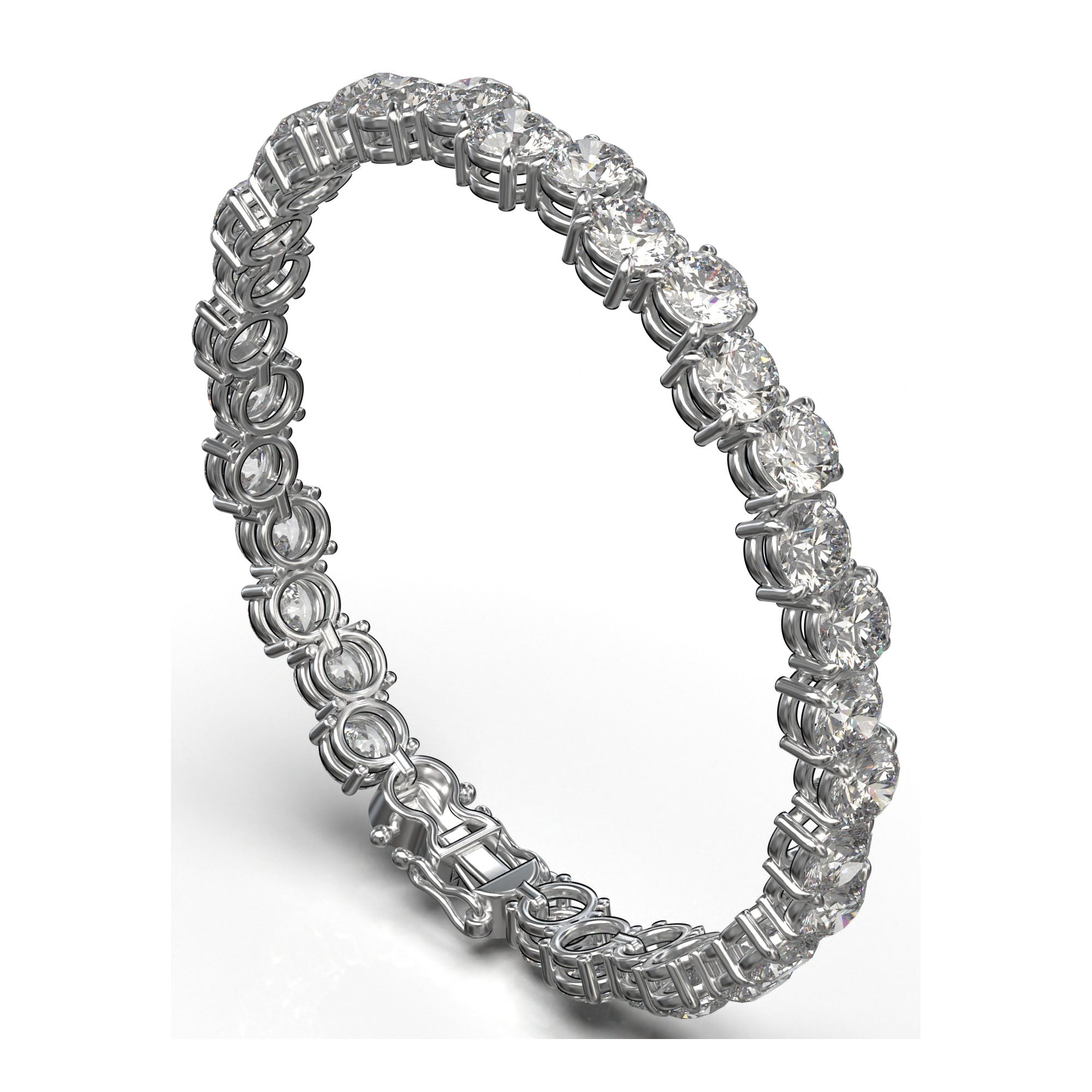 Atlas Four-Prong Tennis Bracelet
