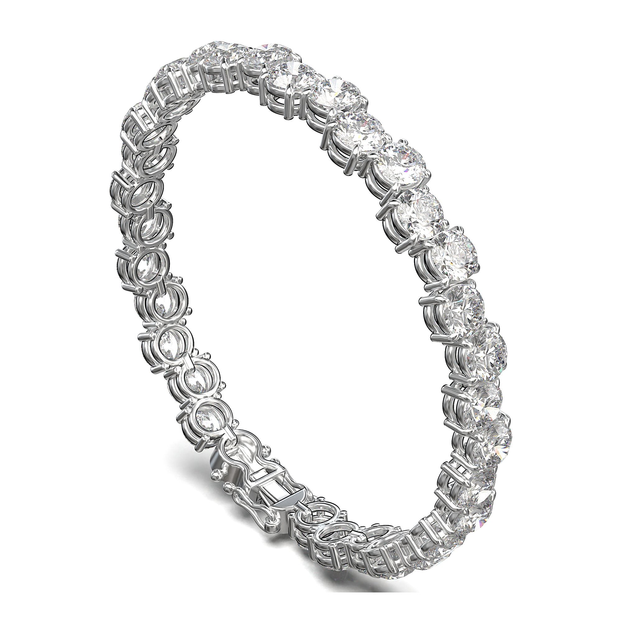 Atlas Four-Prong Tennis Bracelet