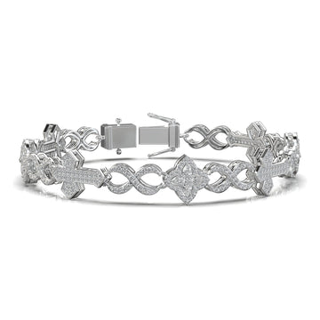 Pollux Infinity Pavé Bracelet