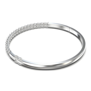 Thea Prong-Set Slim Bangle
