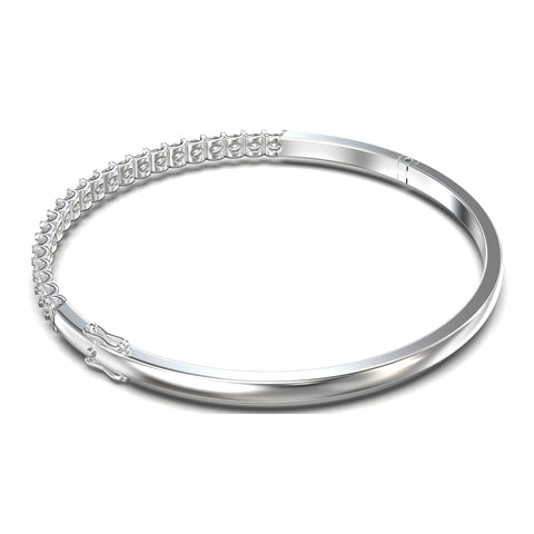 Thea Prong-Set Slim Bangle