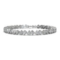 Mira Scroll-Set Line Bracelet