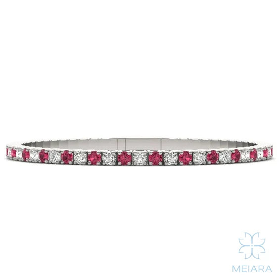 Solis Ruby Eternity Flex Bangle