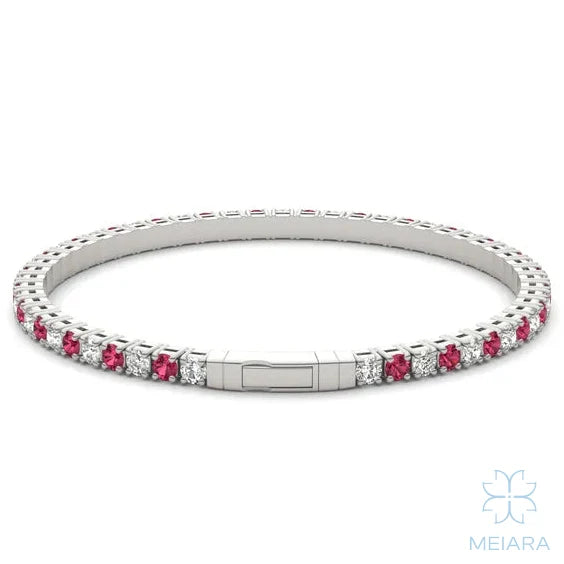 Solis Ruby Eternity Flex Bangle