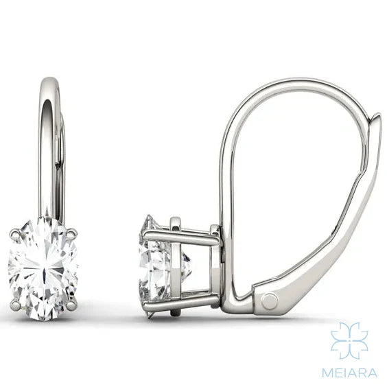 Aria Oval Zion Drop Earrings