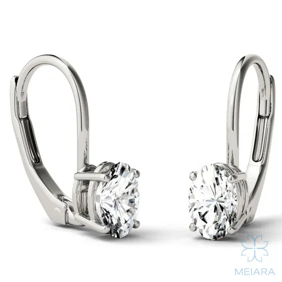 Aria Oval Zion Drop Earrings