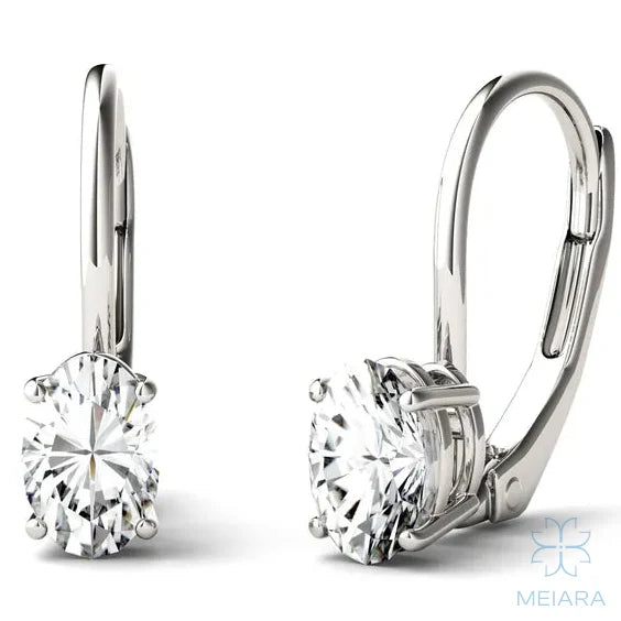 Aria Oval Zion Drop Earrings