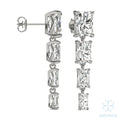 Aria Brilliant Four-Stone Graduated Drop Earrings