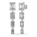 Aria Brilliant Four-Stone Graduated Drop Earrings