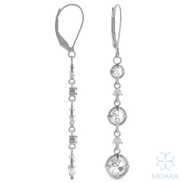 Aria Triple Tier Drop Earrings