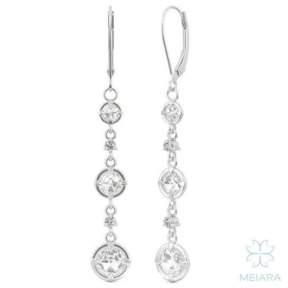Aria Triple Tier Drop Earrings