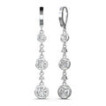 Aria Triple Tier Drop Earrings