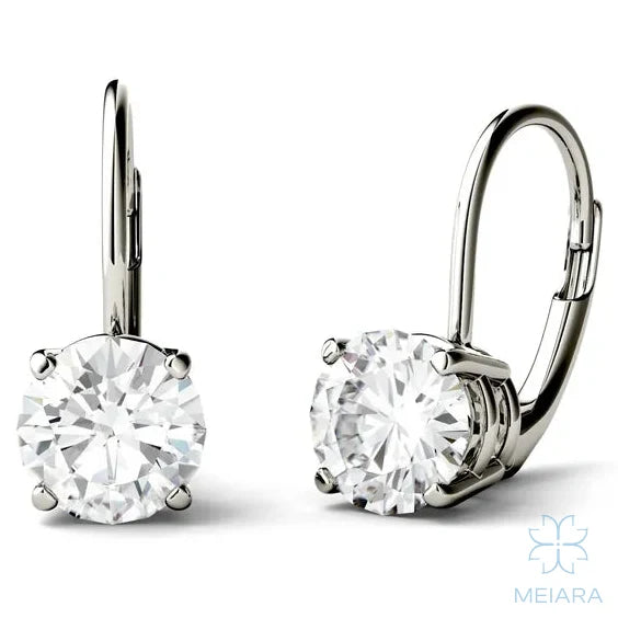 Aria Round Brilliant Zion Drop Earrings