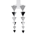 Aria Starlight Triangle Drop Earrings