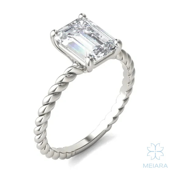 Eve Emerald Radiance Rope Solitaire