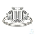 Eve Emerald Eclipse of Love Three-Stone Ring