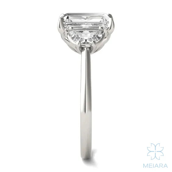 Eve Emerald Eclipse of Love Three-Stone Ring