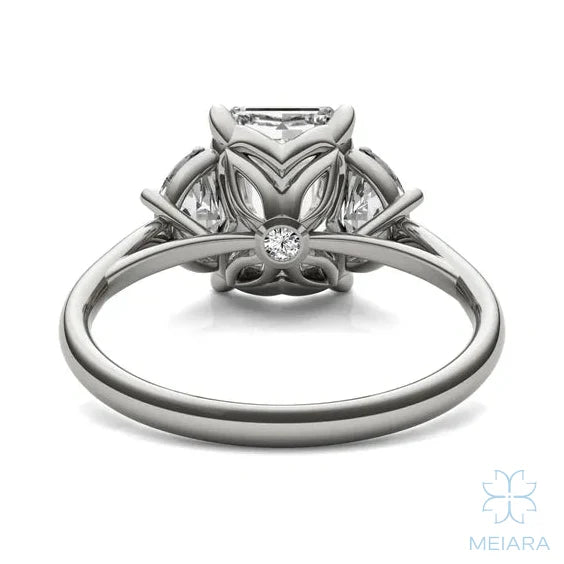 Eve Emerald Eclipse of Love Three-Stone Ring