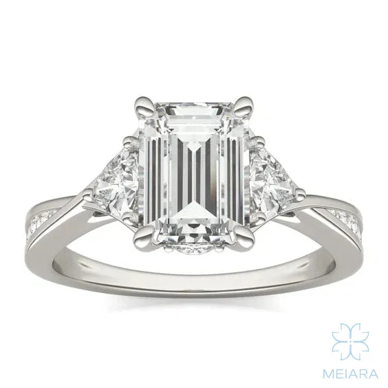 Eve Emerald Three-Stone Ring