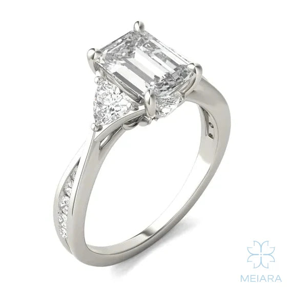 Eve Emerald Three-Stone Ring