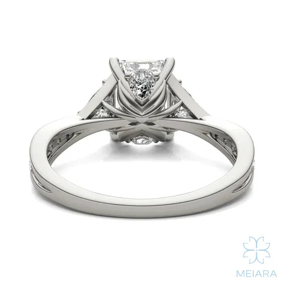 Eve Emerald Three-Stone Ring