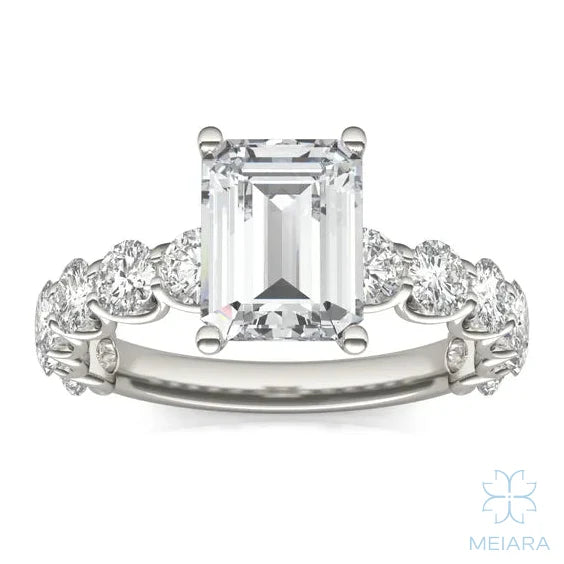 Eve Emerald Firecrest Engagement Ring