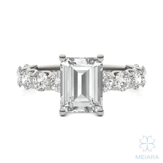 Eve Emerald Firecrest Engagement Ring