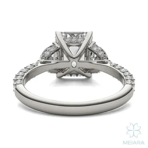 Lume Emerald Three-Stone Ring