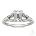 Eve Emerald Classic Two Stone Engagement Ring