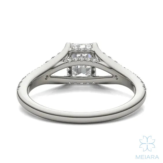 Eve Emerald Classic Two Stone Engagement Ring