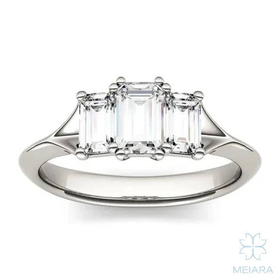 Eve Emerald Classic Engagement Ring