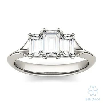 Eve Emerald Classic Engagement Ring