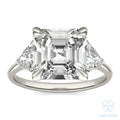 Eve Asscher Claw Prong Three-Stone Ring