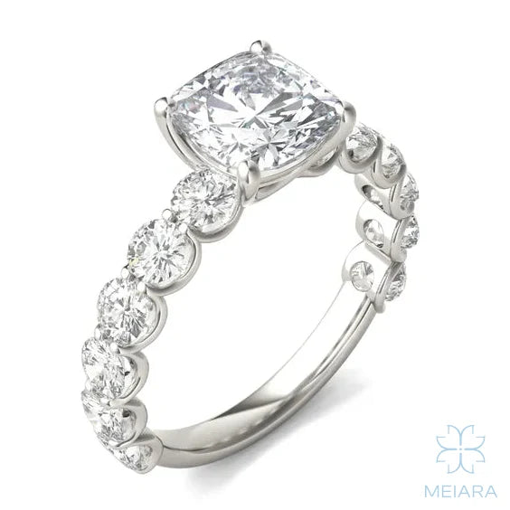 Eve Cushion Radiant Firecrest Engagement Ring