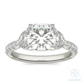 Lume Cushion Three-Stone Ring