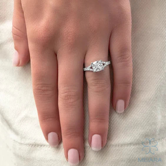 Eve Cushion Duo Engagement Ring