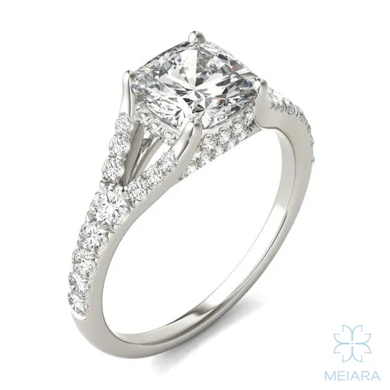 Eve Cushion Duo Engagement Ring