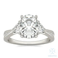 Eve Oval Three-Stone Ring