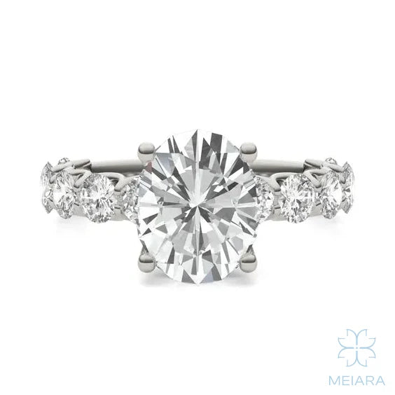 Eve Oval Radiant Firecrest Engagement Ring