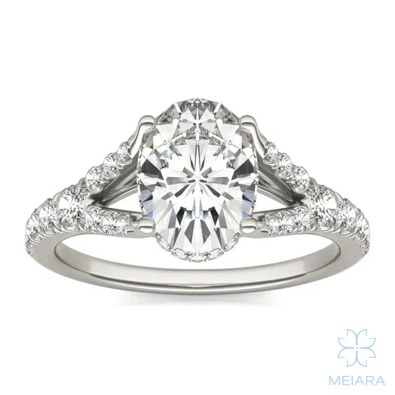 Eve Oval Duo Engagement Ring