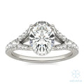 Eve Oval Duo Engagement Ring