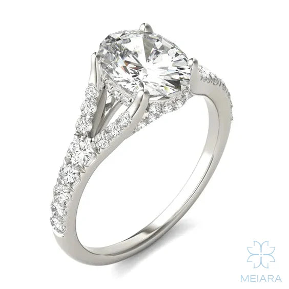Eve Oval Duo Engagement Ring