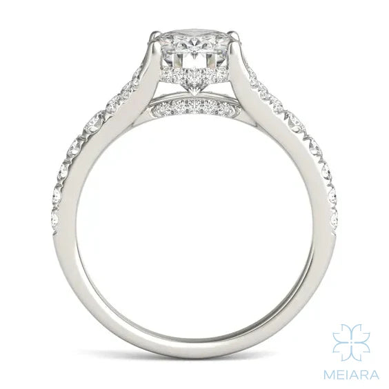 Eve Oval Duo Engagement Ring