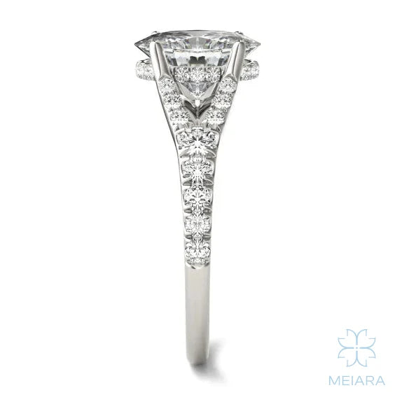 Eve Oval Duo Engagement Ring